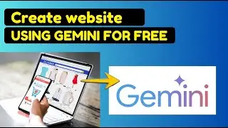 Create Any Website for FREE Using Google Gemini &ndash; No Coding Needed! 🚀