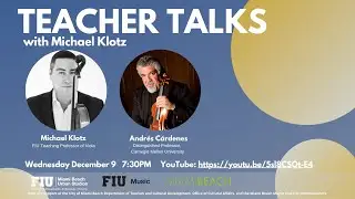Teacher Talks with Michael Klotz ft. Andr&eacute;s C&aacute;rdenes