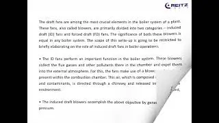 BALANCING ACT: THE ROLE OF INDUCED DRAFT FANS IN BOILER OPERATIONS