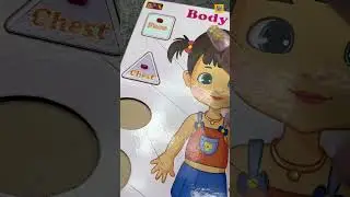 Body Parts for Kids-Best Toddler Learning Video #shorts #toddlerlearning #funlearning #kidslearning