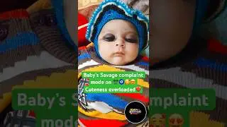 When Baby Complains Like Adults😂#cutenessoverloaded❤️ #cute #cartoon #trending #love #shorts  #baby