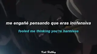 hinshi - harmless (ft. no.cape / powfu) | Sub Espa&ntilde;ol + Lyrics [AMV]