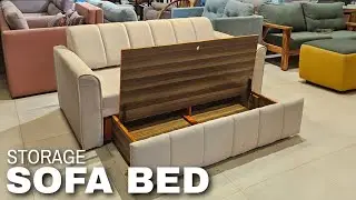 Modern Sofa Bed with Storage &ndash; Compact Living Made Easy