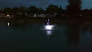 DJI Spark Flying over water