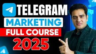 Telegram Marketing Full Tutorial in Hindi 2025 | Telegram Kaise Use Kare 2025 | #telegrammarketing