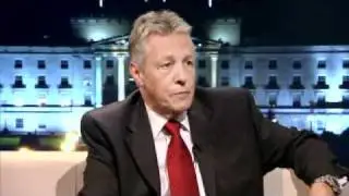Peter Robinson on Stormont Today
