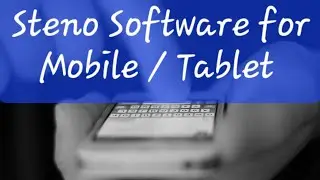 Happy Steno Software for Mobile / How to take steno test in mobile / मोबाइल से स्टेनो टेस्ट कैसे दें