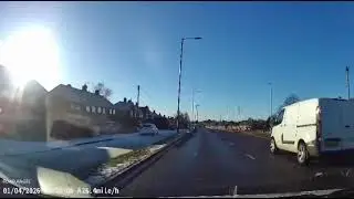 Following the traffic sign for West Bromwich (3rd exit straight ahead):Use the 2nd lane,straigh lane