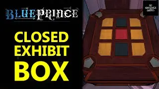 Blue Prince Closed Exhibit Box Puzzle