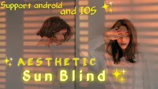 Cara Edit Foto Effect Avatan Sun Blinds Aesthetic | for iOS & Android