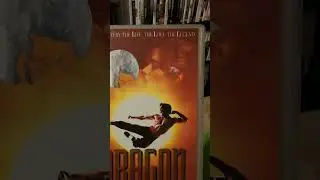 Having a bit of garage time tonight #vhs #dragon #brucelee #movienight