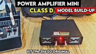 Power amplifier mini model build-up class D 120 watt &times; 2
