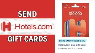 How to Send Hotels.com Gift Cards | LATEST GUIDE