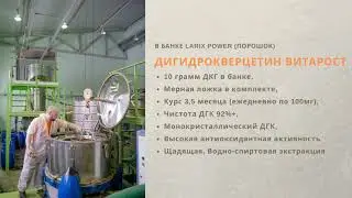 Taxifoin in powder, Larix power by Robios (Dihydroquercetin), promo video. Russian Version.
