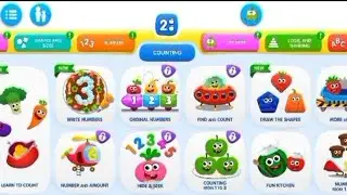Learn counting, learn numbers with vegetables, learn to count, games for toddlers & kid Kindergarten