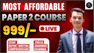 🔥 MOST AFFORDABLE CAPF AC PAPER 2 COURSE @ JUST ₹999 | LIVE Classes | Essay | Report | Grammar |