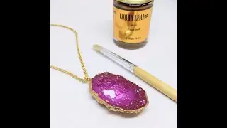 Using Liquid Gold Leaf on Resin
