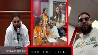 Mike Evans HeartFelt Moment with His Daughter During Signning The Contract with Bucs🔥