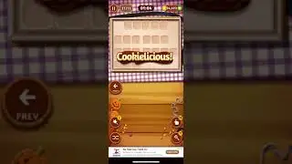 Word Cookies Bake Off Nov 16 2019 Answers (Word Cookies Answers)