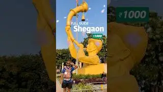Shegaon Budget Travel Guide and  itinerary &ndash; Full Trip Under ₹1000! #shorts