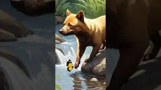🧟&zwj;♂️Bush Dog of amazon🧟&zwj;♂️.!! #shorts #video