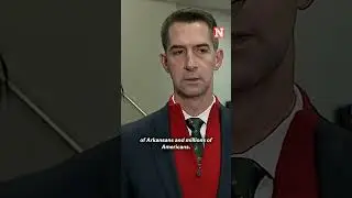 Republican Senator Tom Cotton plays down the second strike