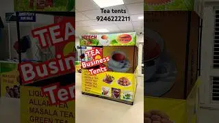 Small Tea business ideas in telugu  call 9246222211 #tea #teabusiness #teatent #teastall