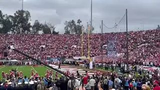 Rose Bowl Indiana v Alabama! Hoosiers step on Field!