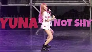 ITZY NOT SHY YUNA FANCAM📽 [ Kyunghee University Festival 🇰🇷 250516]  