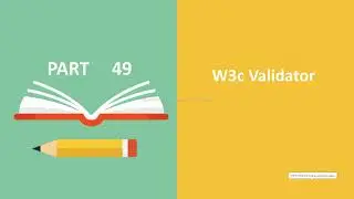 HTML Tutorial in HINDI [Part 49]W3C Validator in HTML| Learn to Design Website