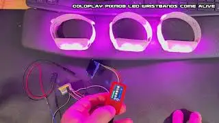 Coldplay Pixmob LED Wristband - They're ALIVE!