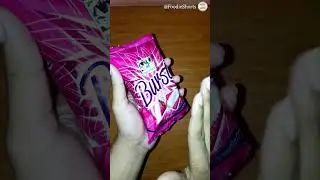 Burst | Strawberry flavour | Chips #asmr #satisfying #art #strawberry #food #viral #shorts #trending
