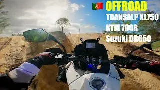🇵🇹 Offroad Adventure: Conquering Portugal Trails with Transalp XL750, KTM 790R, and Suzuki DR650