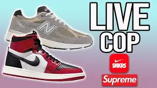 Live Cop : Massive Jordan 1 Low/Mid NIKE RESTOCK , Teddy Santis Nb 990 & Supreme Week 10!