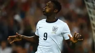 Danny Welbeck goal 2-2 England v Scotland @ Wembley