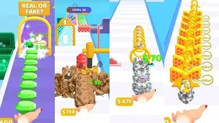 Gem Stack Fun Game Play #gem #stack #gemstack #gemstackgameplayshorts #newgame #newgamevideo