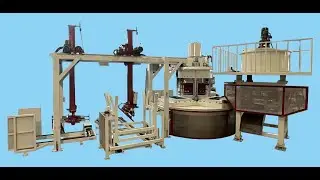 HP600T 3 Hydraulic Press Machine for Wetcast Concrete Slab & Curbstone
