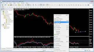 Демонстрация оповещения о достижении линии тренда в Metatrader 5