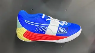 Puma Fusion Nitro Basketball Shoes (Bluemazing/Sunblaze)