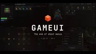 GameUI | Zero-delay-cursor GUIs and HUD without any mods