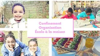 ORGANISATION CONFINEMENT ET ÉCOLE A LA MAISON // RECETTE BRICK  AU POULET // ACTIVITÉS ENFANTS