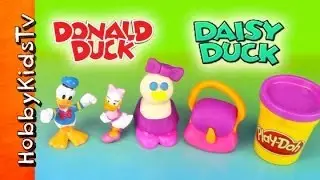PLAY-DOH Makeables Daisy Duck! How-to Fun HobbyKidsTV