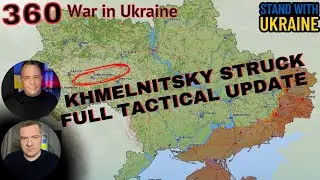 Day 360 - Khmelnitsky Rocket Attack and Full Tactical Update- War in Ukraine