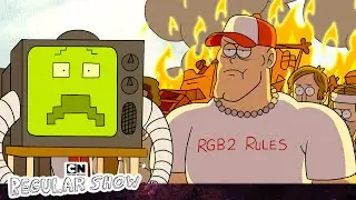 TV Wants to Touch Grass: RGB2&rsquo;s Quest  | Regular Show | Cartoon Network