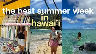 a dreamy summer week in hawaii | snorkeling, turtles & beach hopping