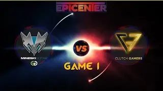 Mineski vs Clutch (Game 1) | EPICENTER 2017  - SEA Qualifier