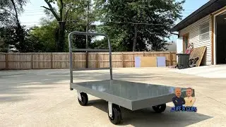 UNBOXING - Material Moving Cart | Vestil ECSPT  2448 Steel Platform Truck