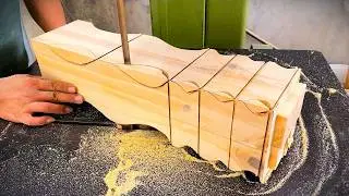 The Incredible Skills Of A 24-Year-Old Carpenter – Wooden Furniture Made From Forest Wood.