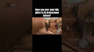 Is this a common glitch? 🧐#assassinscreed #ezio #acbrotherhood #glitch #gaming #viral