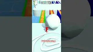 Snow race !! Stage 5 #shorts @Mixed Fun Play's